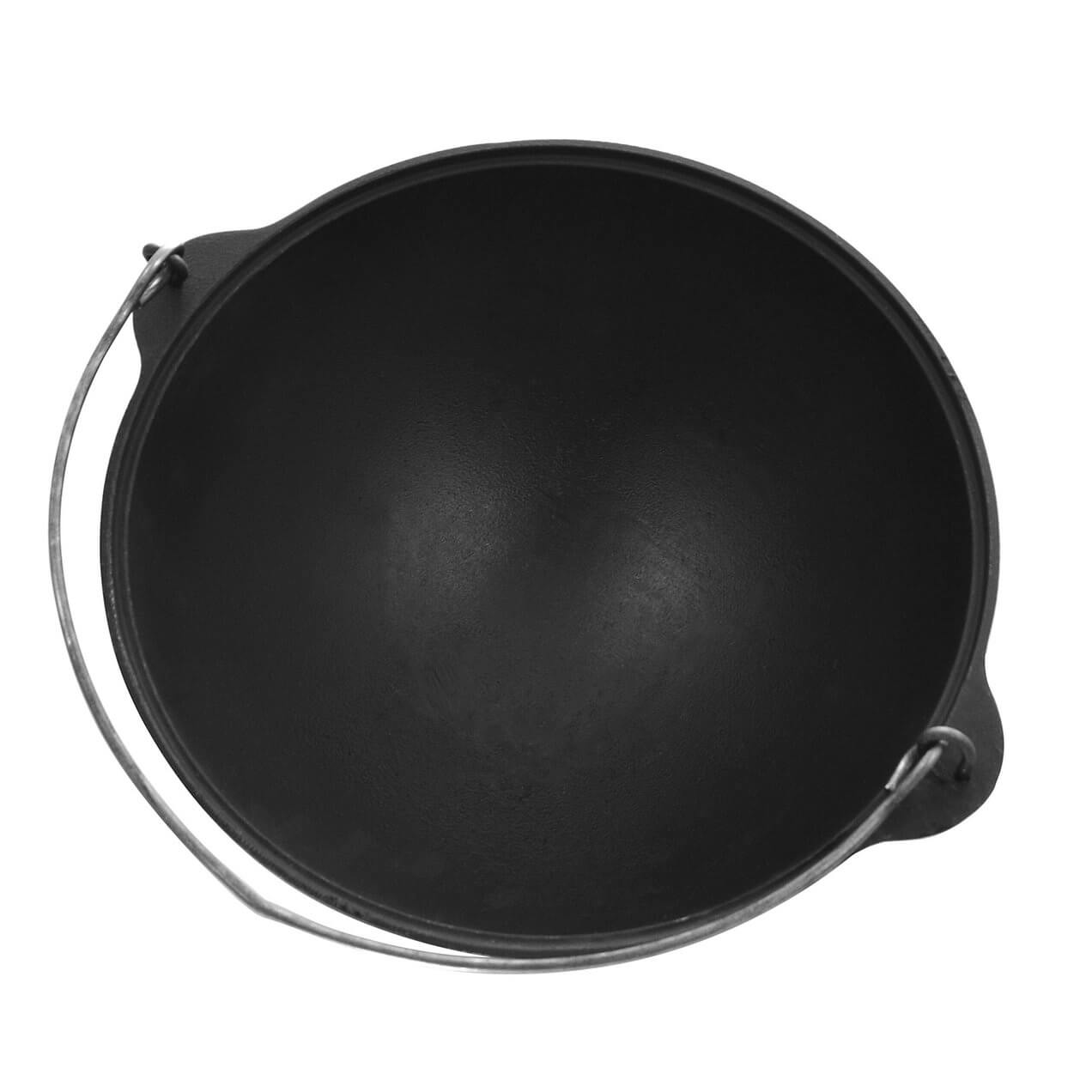 Казан чугунный с ручкой 12k