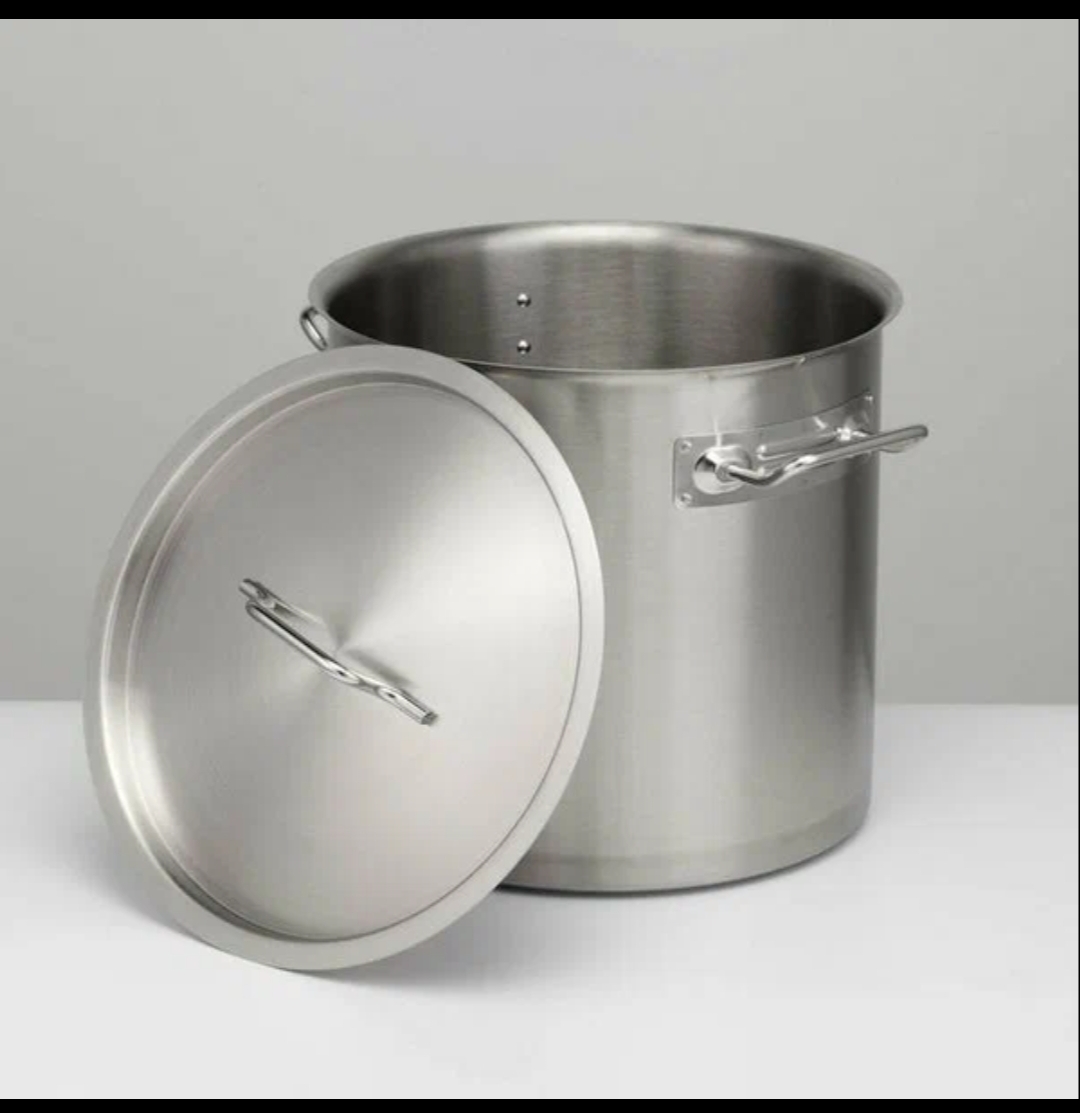 Кастрюля из нержавеющей стали 17 литров,   LD-100-17