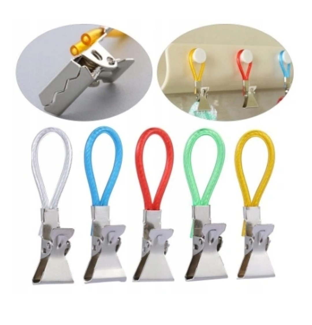 КРЮЧКИ ДЛЯ ПОЛОТЕНЕЦ И ТРЯПОК 5ШТ.