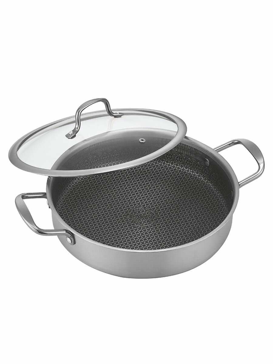 Жаровня с крышкой  d26x7 см