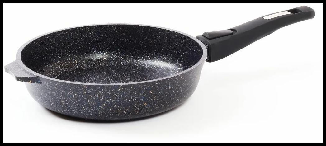 Сковорода индукционная 20 см АП Гранит star Induction Pro со съемной ручкой, арт.020803И