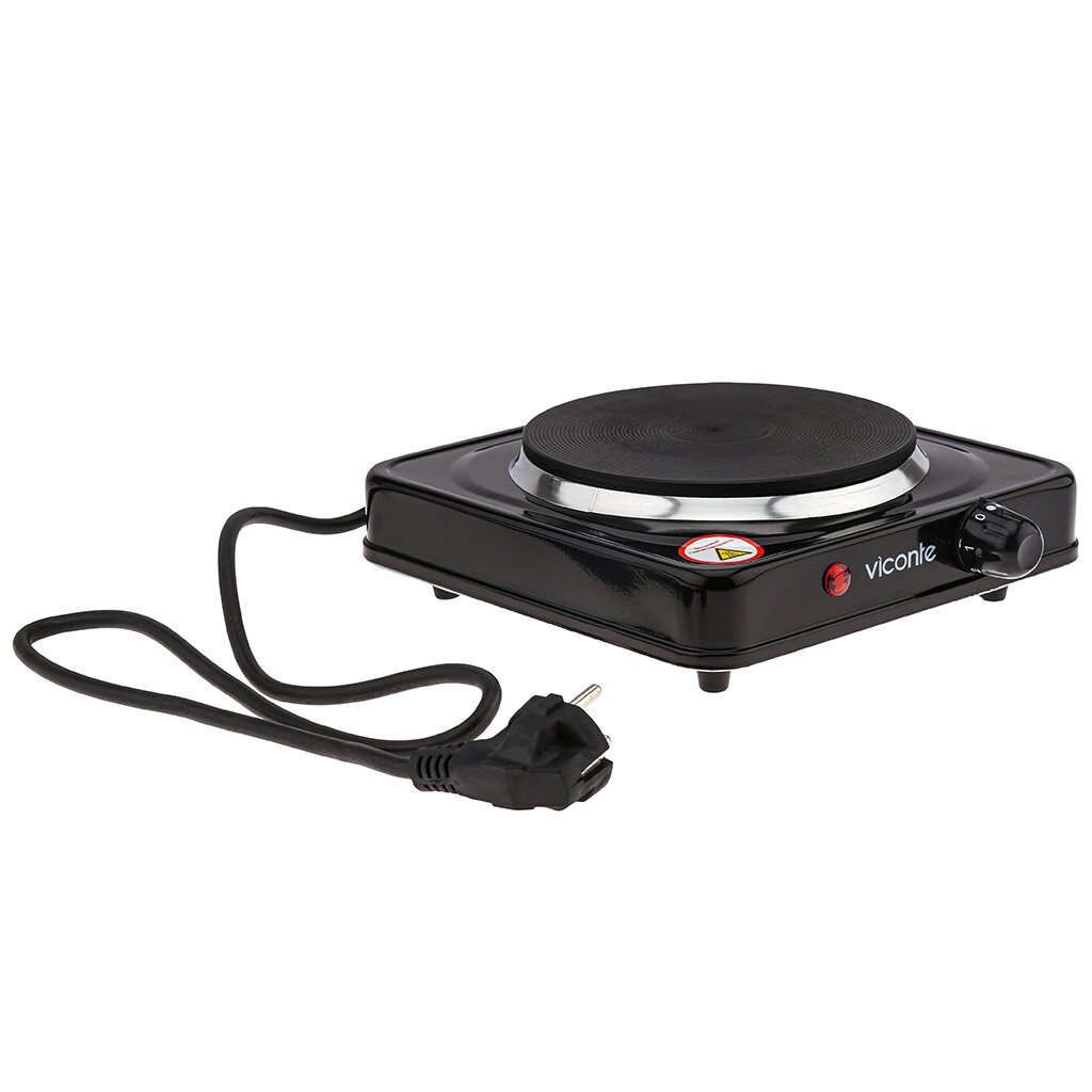 Плитка электрическая одноконфорочная, настольная VICONTE VC-904, черная