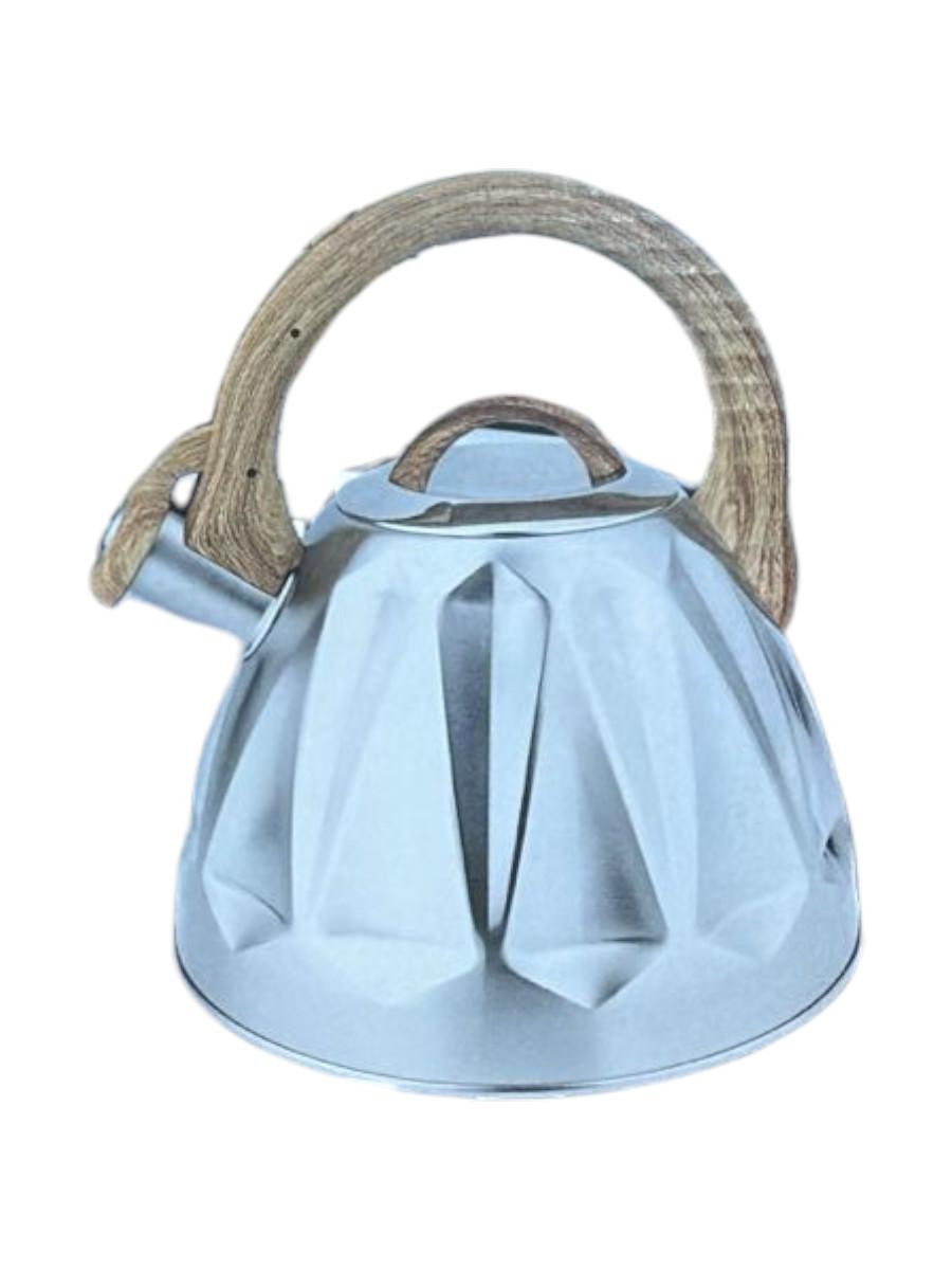 Чайник из нержавеющей стали со свистком 3л. Lider LD-2051