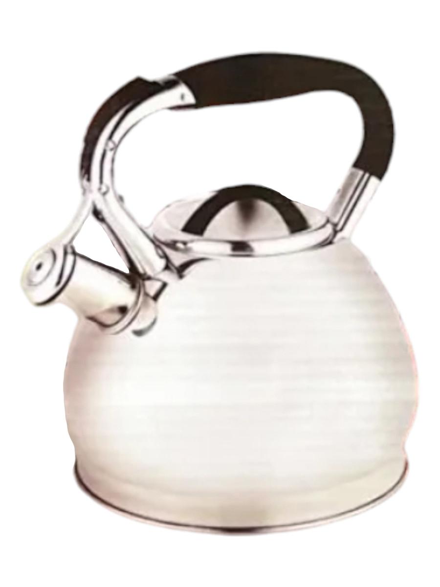 Чайник из нержавеющей стали со свистком Lider Stal, 3л., LD-2059