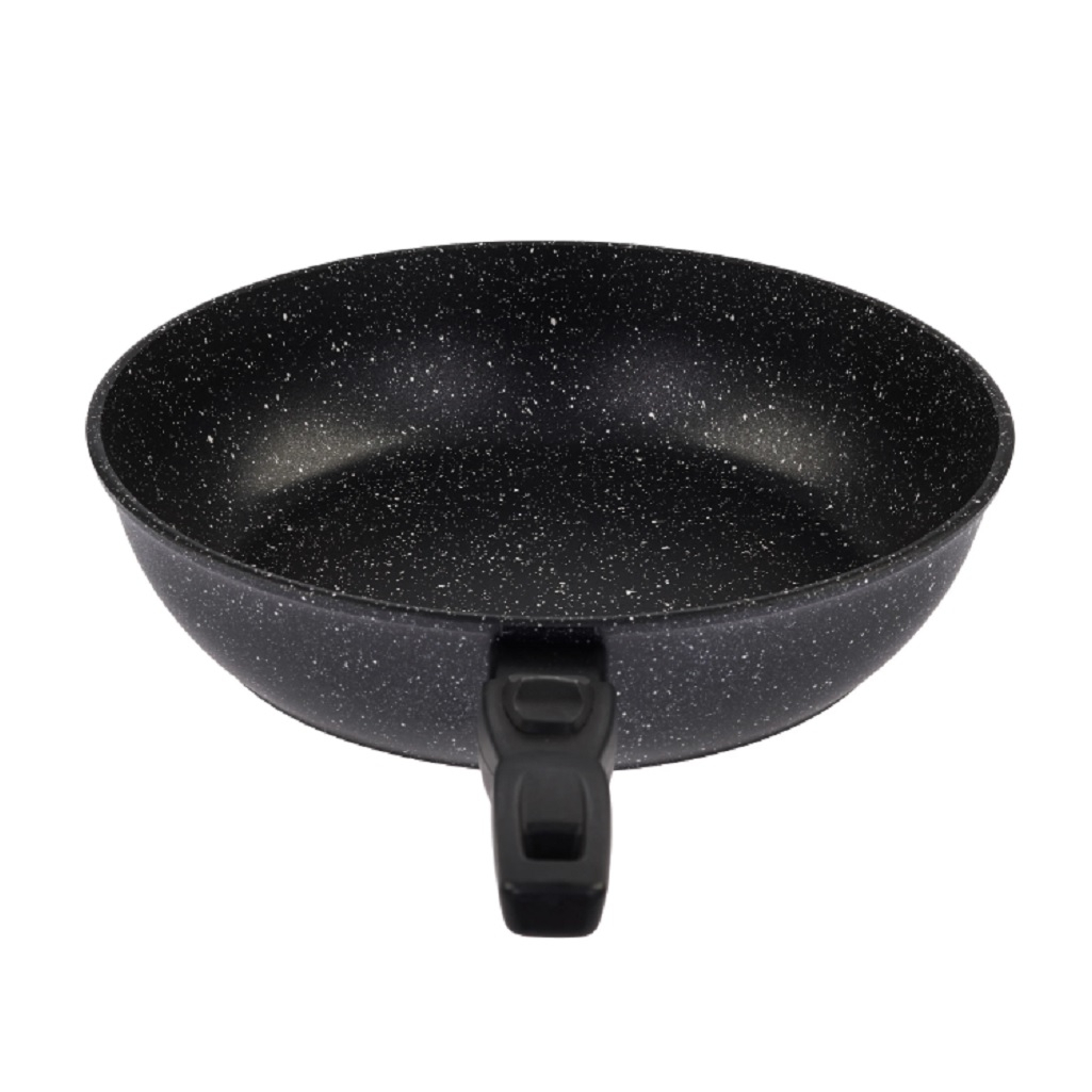 Сковорода глубокая 22см ГРАНИТ МЕЧТА  БЕЗ КРЫШКИ съемная ручка