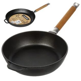 Сковорода чугун 26см съем/руч ТМ Гардарика