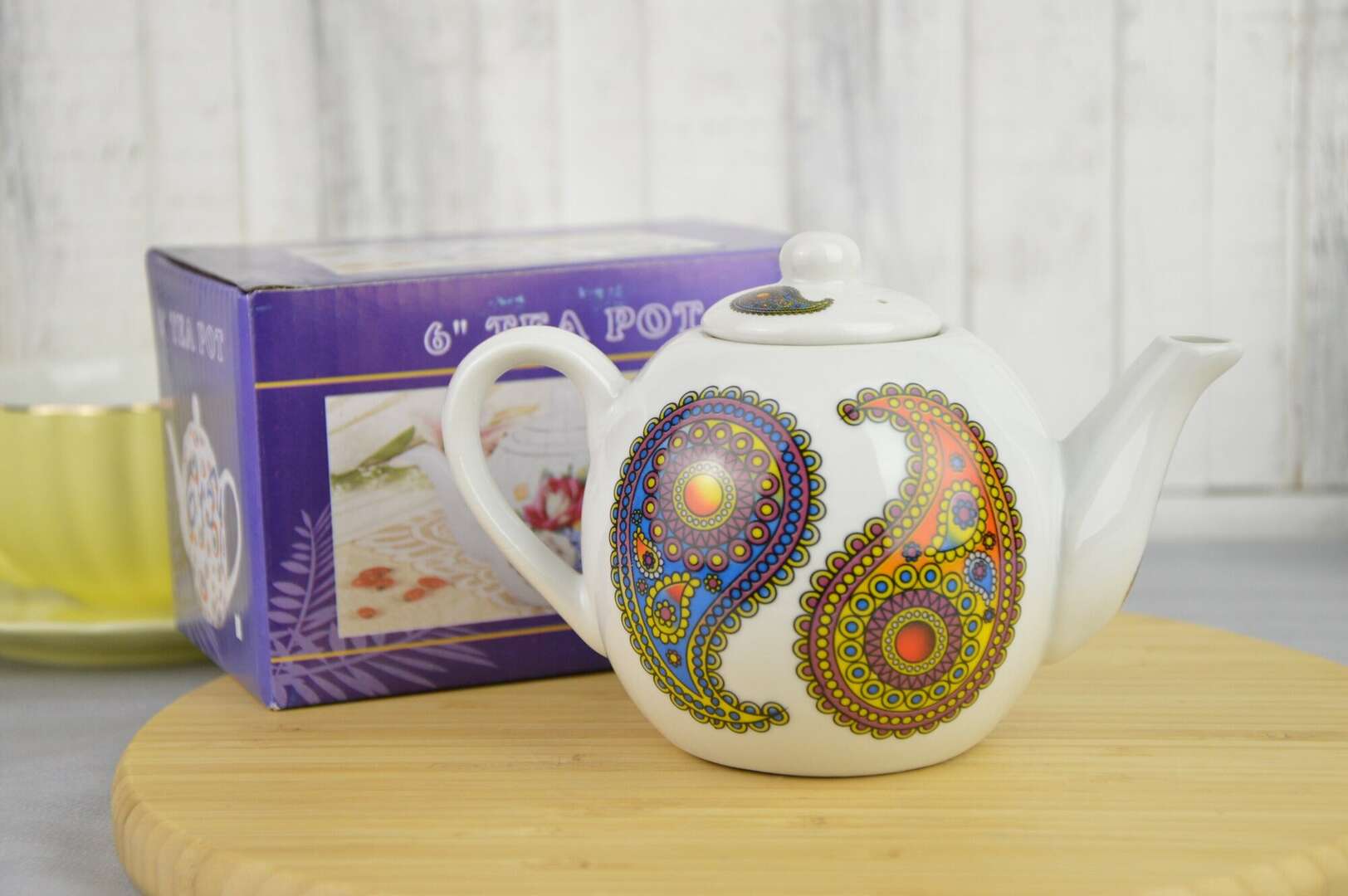 Чайник заварочный фарфоровый маленький