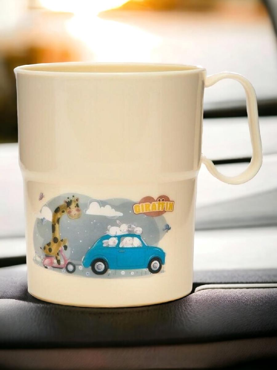 Кружка 0,30л с апликацией Giraffix (80) С47773