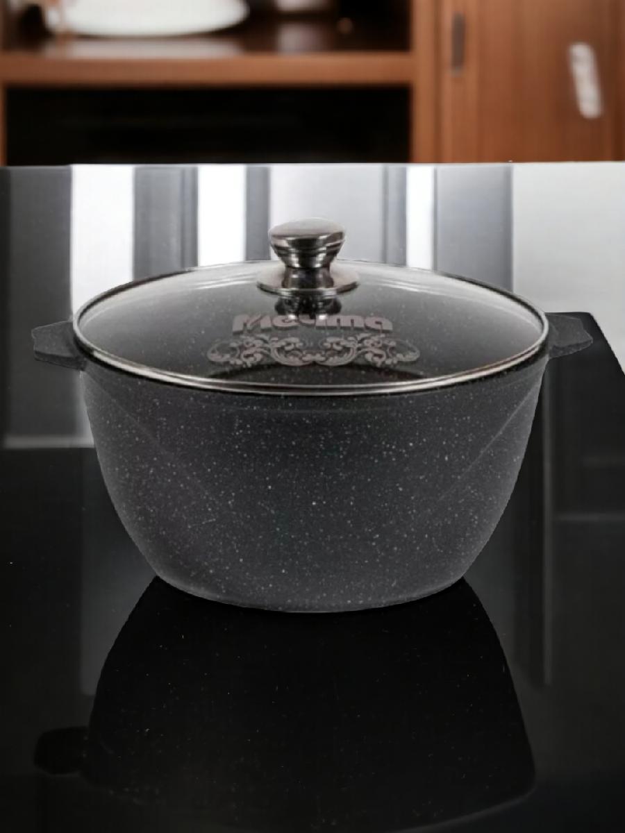 Кастрюля индукционная 5л АП Гранит star Induction Pro арт.45803И