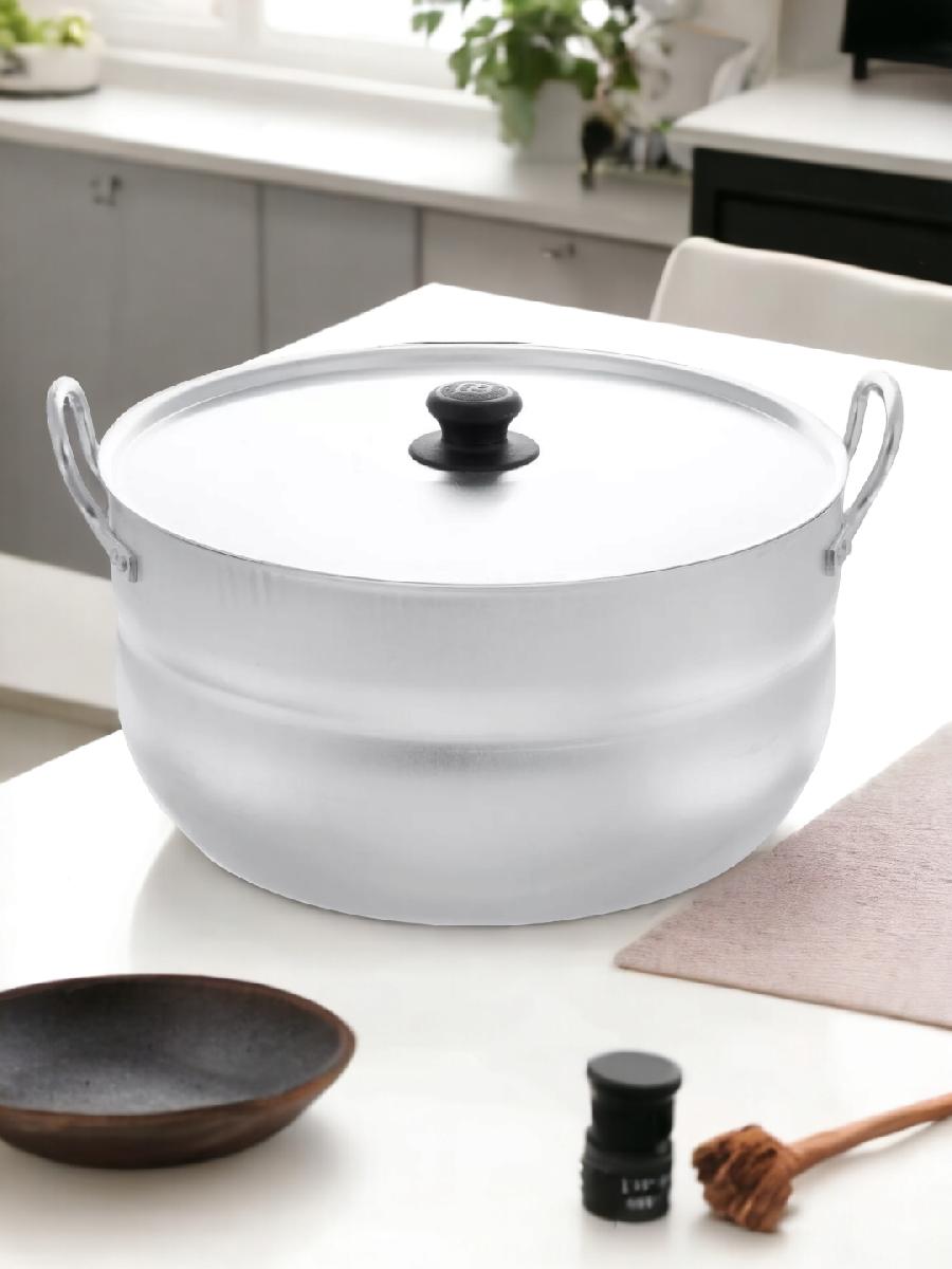 Кастрюля с ручками с металлической крышкой 15л. - 1150