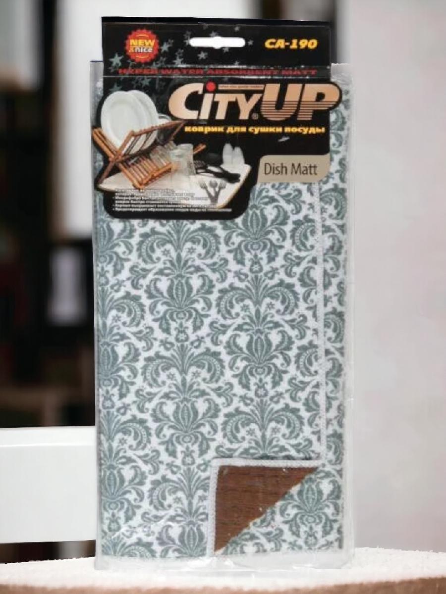 Коврик из микрофибры для сушки посуды 35*40 см., СА-190
