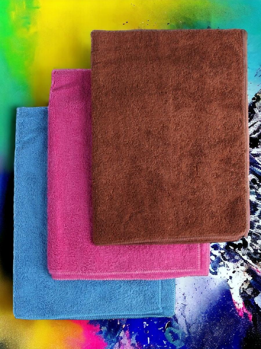 Набор салфеток Big  Thick из микрофибры 50*70 см., (3 штуки) СА-140