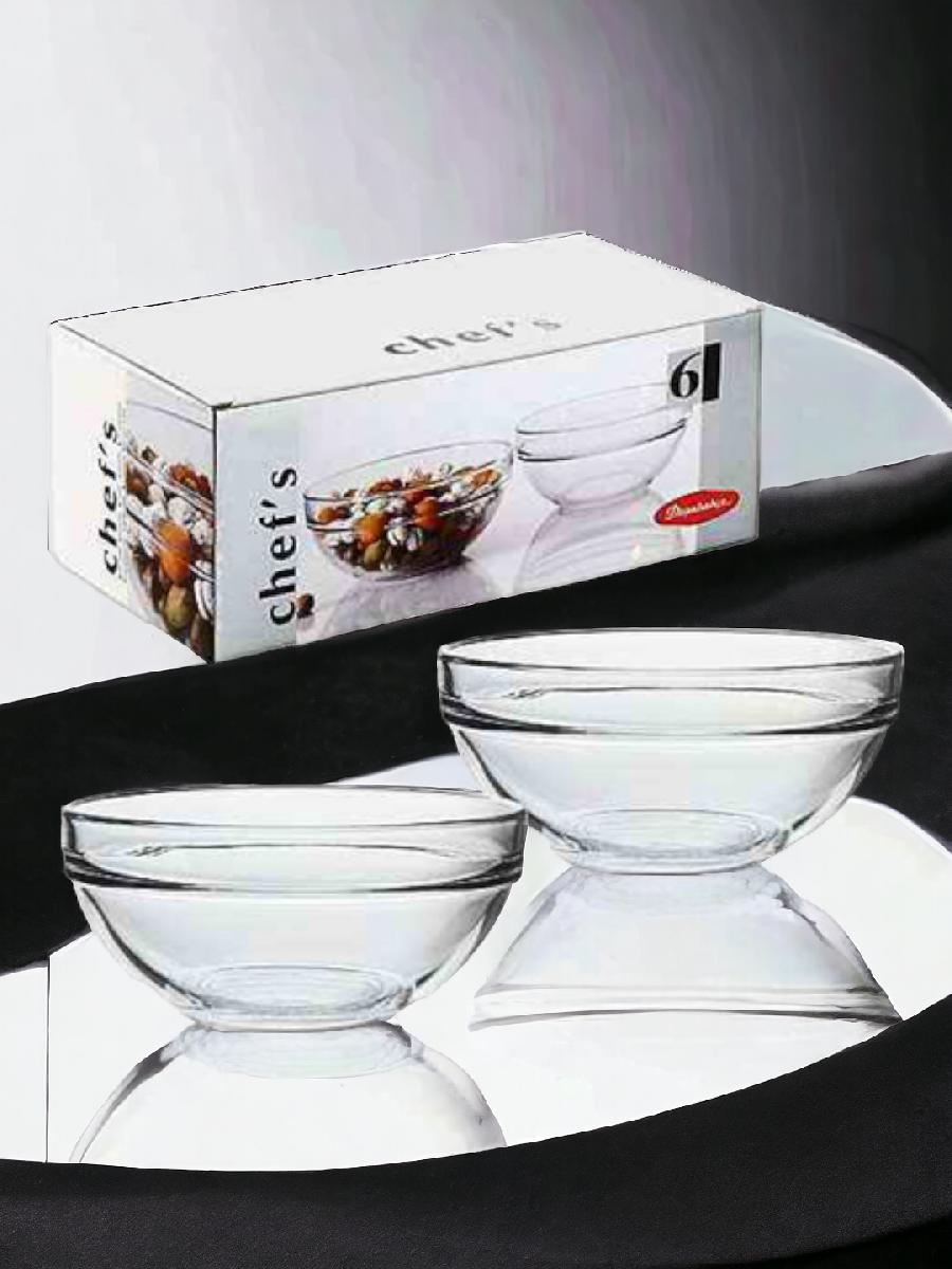 Chefs набор 6-ти закалённых салатников (d120 мм v300 мл) 53543 TMP