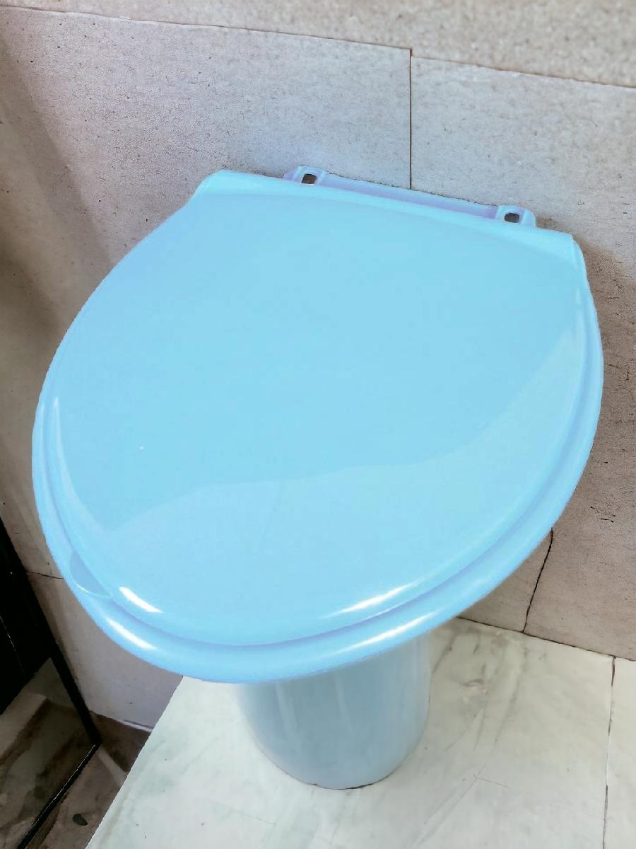 Сиденье для унитаза, ГОЛУБОЙ, (9шт/упак)