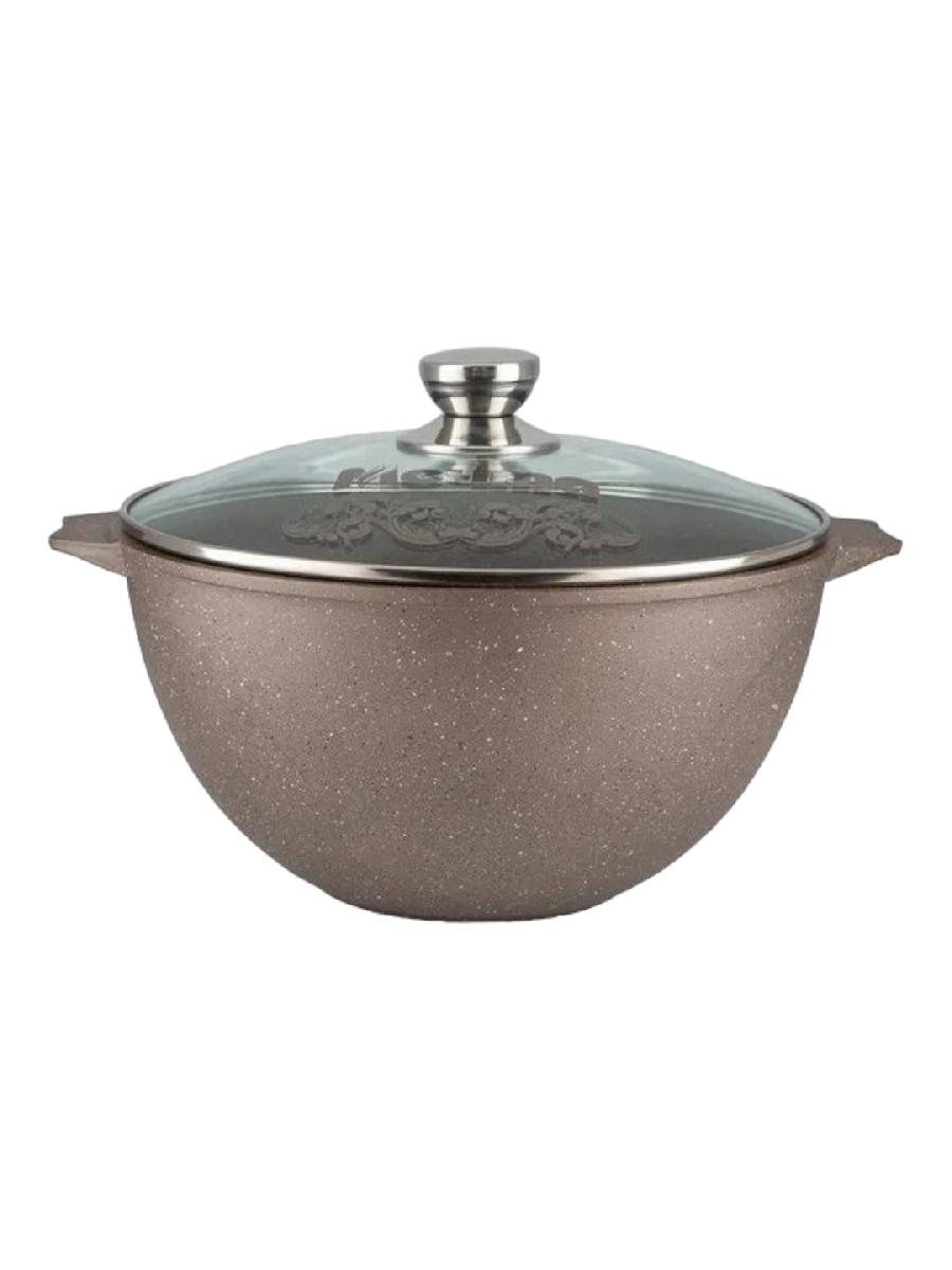 Казан для плова 8л АП Гранит brown арт.58806