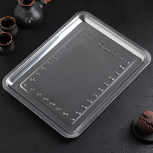 Поднос из нержавеющей стали 36*30