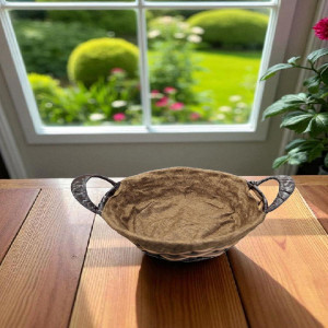 Корзинка для хлеба плетеная круглая