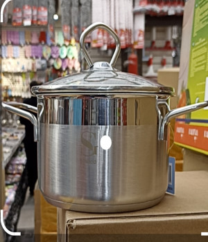 Кастрюля из нержавеющей стали 4,7л (22см) DOLORES SG-18093
