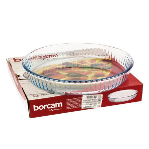 Форма круглая жаропрочная для выпечки Borcam, Д-32см., 59014SB