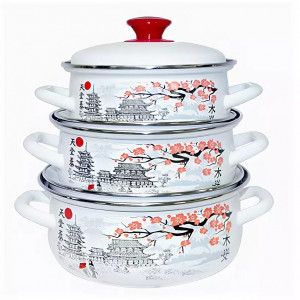 Набор эмал 3 пр сфер Ветка сакуры-1