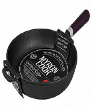 Сковорода чугун глуб 28см TM MY REAL IRON COOK