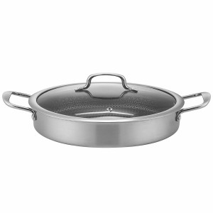 Жаровня с крышкой  d28x7 см.