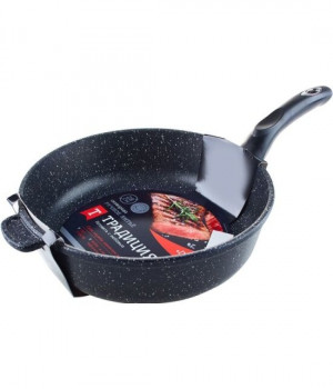 Сковорода а/пр литая 26см съемн/руч Гранит ТМ Традиция