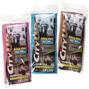 СА-112 V Салфетка микрофибра Сити Ап 60*90