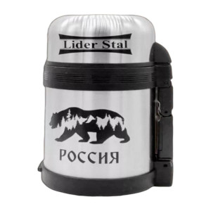 Термос с винтовой пробкой Lider Stal, 1л., LD-4008