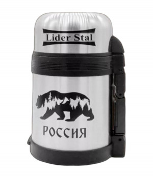 Термос с винтовой пробкой Lider Stal, 1л., LD-4008