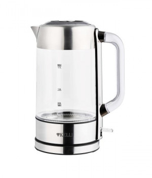 Стеклянный  электрический чайник 1.7л KL-1813 (1x6)