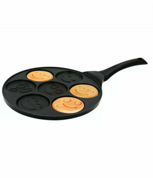 Сковорода для оладий с мраморным покрытием 26см KL-4735Черный (1x12)