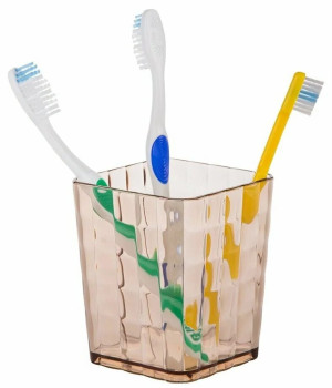 Стакан для зубных щёток Кристалл (тонирован.)  (то)