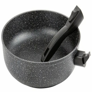 Сковорода глубокая 28см ГРАНИТ МЕЧТА  БЕЗ КРЫШКИ съемная ручка