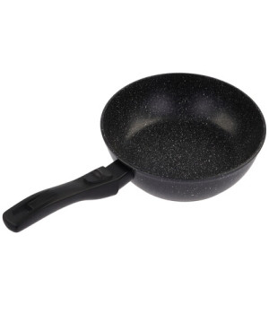 Сковорода глубокая 24см ГРАНИТ МЕЧТА  БЕЗ КРЫШКИ съемная ручка