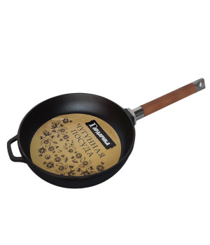 Сковорода чугун 28см съем/руч ТМ Гардарика