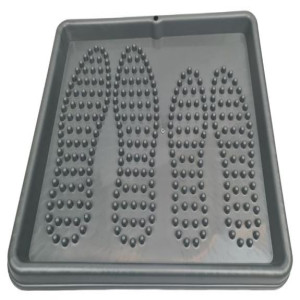 Лоток для обуви 43*39*3,5см серый