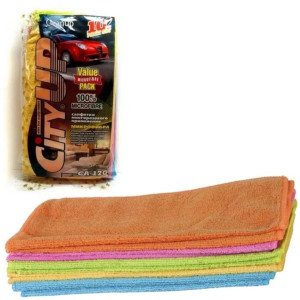 СА-120 Набор салфеток микрофибра Сити Ап 30*30см 10шт в упаковке