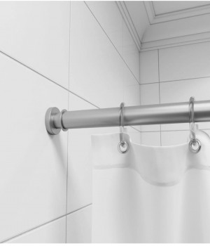 Карниз для ванной комнаты  Elegante хром матовый-210