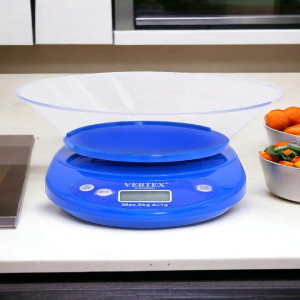 Весы электронные с круглой чашкой в 3х цветах Vertex-Scales 5 кг 6006-VS *24*