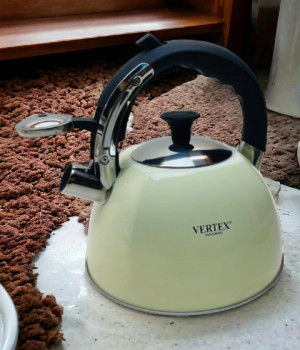 Чайник со свистком из нержавеющей стали VERTEX    3л., 8465-VS  *12*