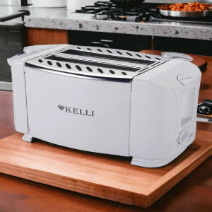 Тостер KELLI, белый, KL-5068 (1х12)