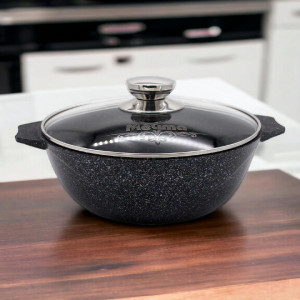 Кастрюля индукционная 2л АП Гранит star Induction Pro арт.42803И