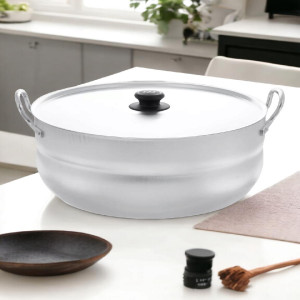 Кастрюля с ручками с металлической крышкой 15л. - 1150