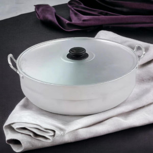 Кастрюля с металлическими ручками и крышкой 13л. - 1130