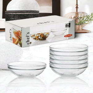 Chefs набор закалённых салатников CHEFS, 9см., 110мл., 6 штук,  53483 PASABAHCE