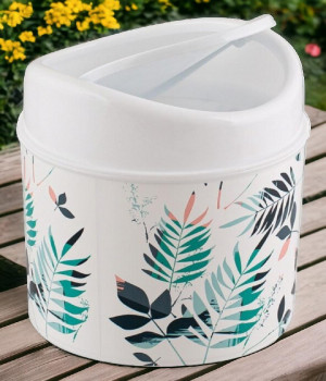 Контейнер д/мусора Breeze leaf 1,0л (18) С39003