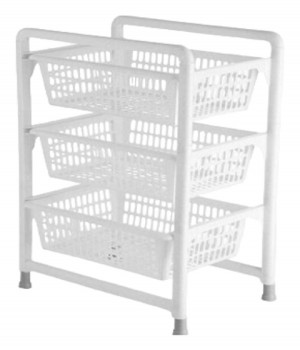 Контейнер д/овощей 3-х секц. с выдв. полками (2) С126