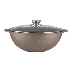 Казан для плова 8л АП Гранит brown арт.58806