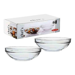 Chefs набор 6-ти закалённых салатников (d140 мм) 53553 TMP